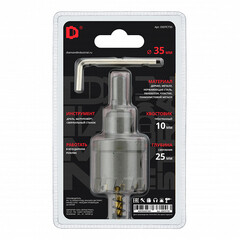 Коронка твердосплавная Diamond Industrial (DIDTCT35) универсальная d35 мм - фото 2