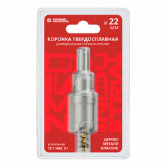 Коронка твердосплавная Diamond Industrial (DIDTCT22) универсальная d22 мм - фото 3