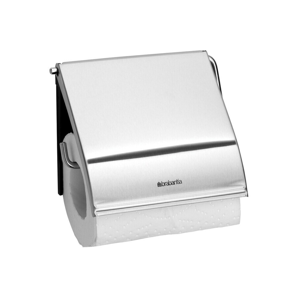 Изображение товара Держатель для туалетной бумаги Brabantia ReNew с крышкой из нержавеющей стали