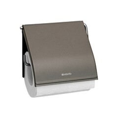 Изображение товара Держатель для туалетной бумаги Brabantia ReNew с крышкой сталь коричневый (477300)