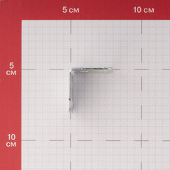 Уголок мебельный оцинкованный 30х30х35х2 мм - фото 2