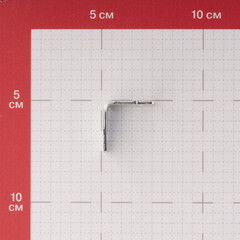 Уголок мебельный оцинкованный 25х25х15 мм - фото 2