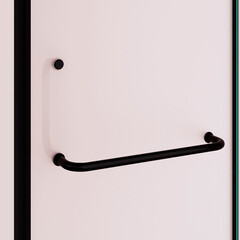 Душевой уголок RGW PA 081B черный 120х120х195 см пятиугольник стекло матовое 6 мм - фото 2