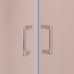 Душевой уголок RGW PA 038 хром 80х80х195 см квадрат стекло прозрачное 6 мм - фото 4