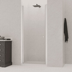 Душевая дверь Dolphin TN-03 стекло прозрачное 90х195 см профиль хром 6 мм распашная (54930309-11) - фото 7