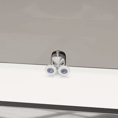 Душевая дверь RGW CL-13 стекло тонированное 150х195 см профиль хром 6 мм раздвижная (06091315-31) - фото 4