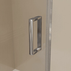 Душевая дверь RGW CL-13 стекло тонированное 150х195 см профиль хром 6 мм раздвижная (06091315-31) - фото 3