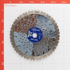 Диск алмазный по армированному бетону Trio-Diamond XXL 230х22,23х2,5 мм сегментный сухой рез (XXL230) - фото 2