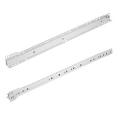 Направляющие роликовые 450х1,1 мм белые (1 комплект) - фото 1