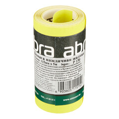 Наждачная бумага Abraforce 115 мм 5 м P150 желтая - фото 2