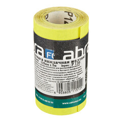 Наждачная бумага Abraforce 115 мм 5 м P120 желтая - фото 2