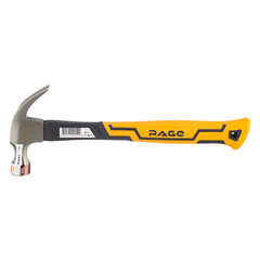 Молоток-гвоздодер Rage by Vira 450 г фибергласовая ручка (900224) - фото 1