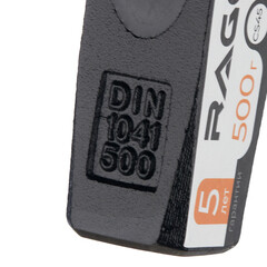 Молоток слесарный Rage by Vira 500 г фибергласовая ручка (903005) - фото 2