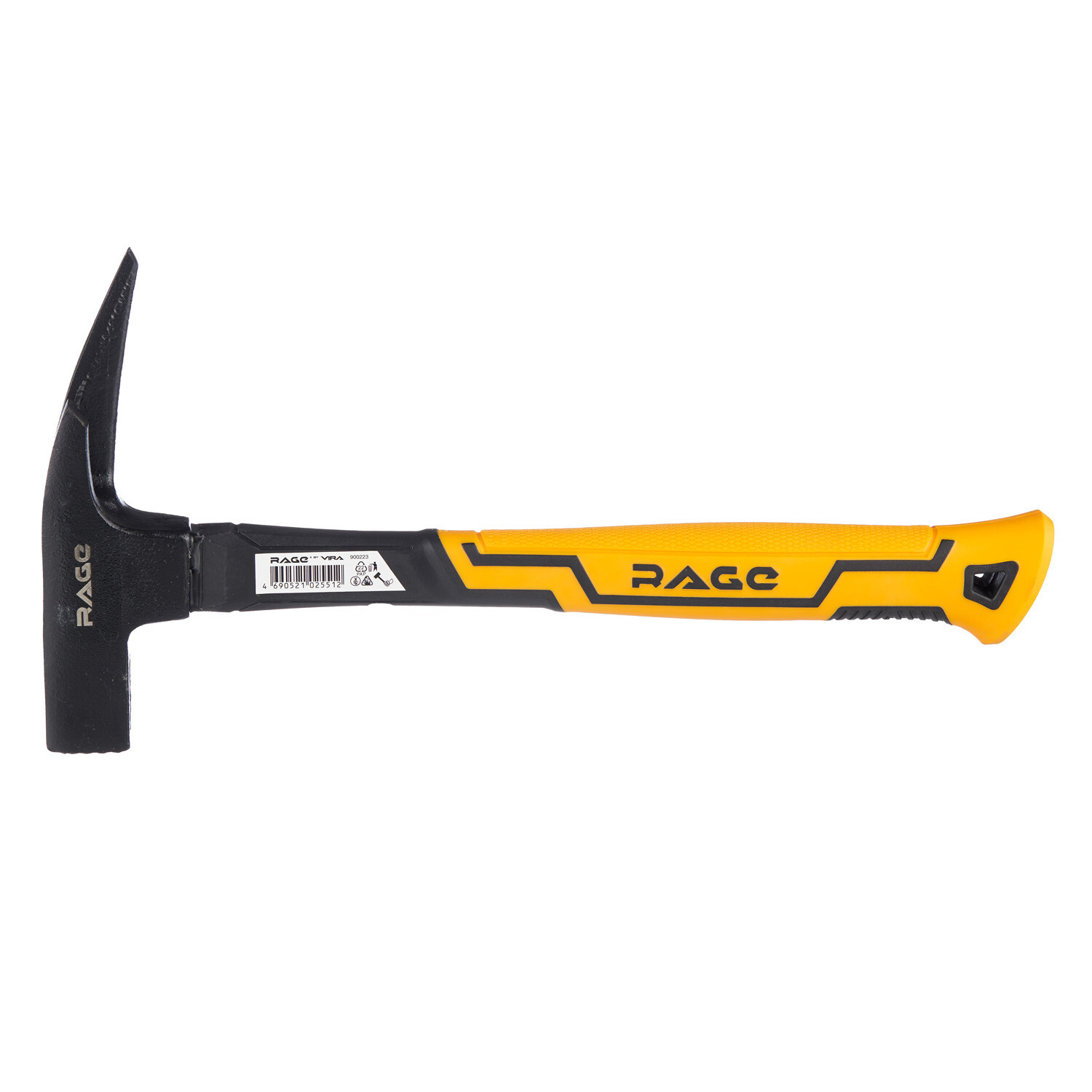 Изображение товара Молоток кровельщика Rage by Vira 600 г с фибергласовой ручкой