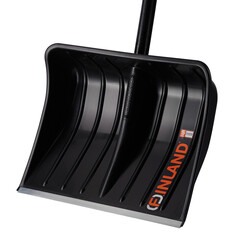 Лопата снеговая Finland пластиковая с деревянным черенком 1480х495 мм (1358Ч) - фото 3