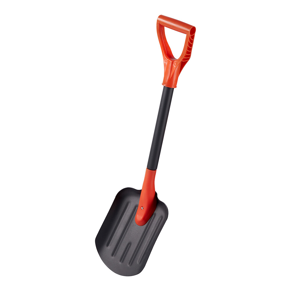 Изображение товара Лопата снеговая автомобильная Павловская Заря металлическая 870 мм с алюминиевым черенком