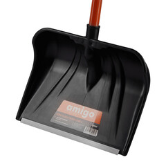 Лопата снеговая Amigo полипропилен с алюминиевым черенком 1400х450 мм (78000) - фото 3