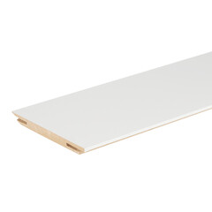 Доборная планка телескопическая Классик 02 120х10х2060 мм финишпленка белый шелк (1 шт.) - фото 1