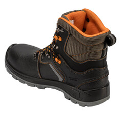 Ботинки рабочие кожаные с защитным подноском и стелькой размер 44 черные Prosafe Profi (8742ТКВ) - фото 2