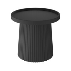 Журнальный столик круглый черный Sheffilton SHT-CT94 - фото 1