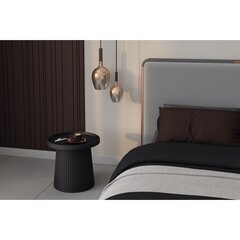 Журнальный столик круглый черный Sheffilton SHT-CT94 - фото 2