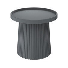 Журнальный столик круглый темно-серый Sheffilton SHT-CT94