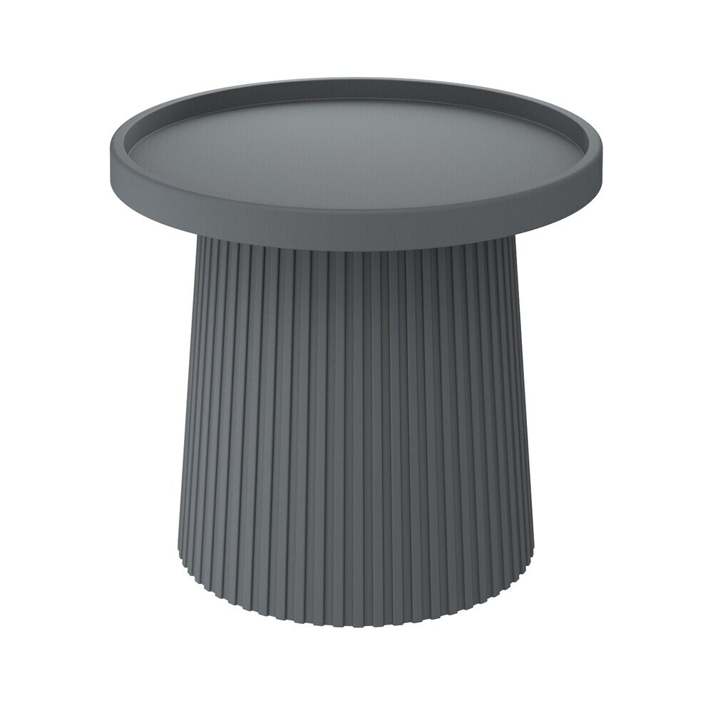 

Журнальный столик круглый темно-серый Sheffilton SHT-CT94