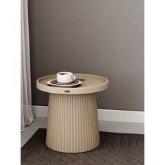 Журнальный столик круглый капучино Sheffilton SHT-CT94 - фото 2