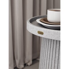 Журнальный столик круглый гранит Sheffilton SHT-CT94 - фото 6