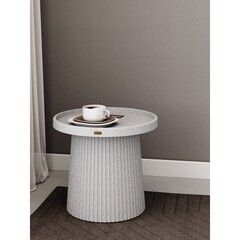 Журнальный столик круглый гранит Sheffilton SHT-CT94 - фото 3