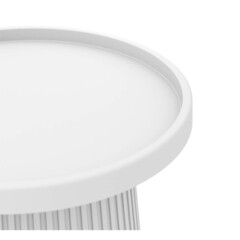 Журнальный столик круглый белый Sheffilton SHT-CT94 - фото 7