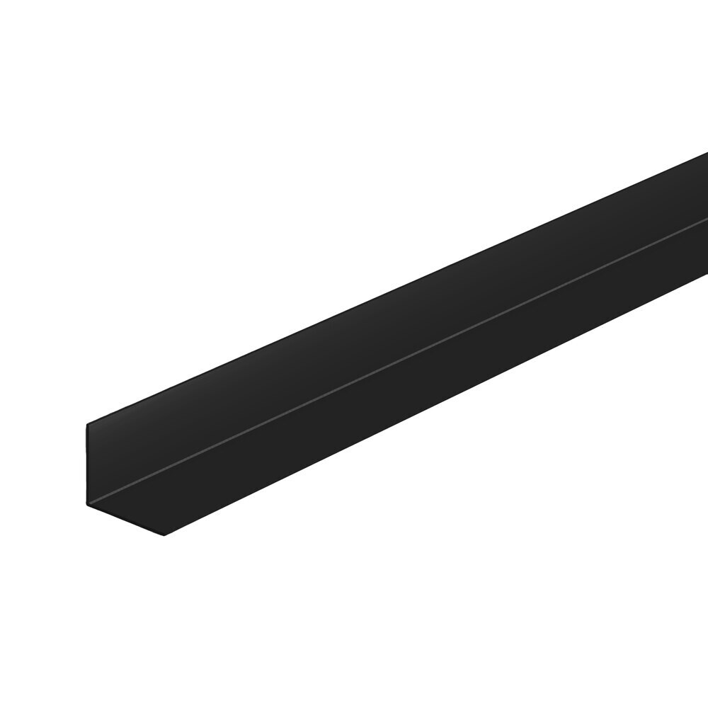 Изображение товара Уголок ПВХ 20х20х2700 мм гладкий черный