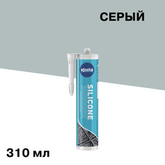 Изображение товара Герметик силиконовый санитарный Kesto № 40 серый 310 мл