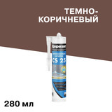 Герметик силиконовый затирка Церезит CS 25 № 58 темно-коричневый 280 мл