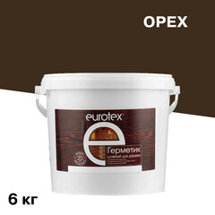 Герметик шовный для дерева Eurotex орех 6 кг