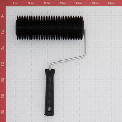 Валик игольчатый 200 мм d78 мм игла 14 мм с ручкой Hesler Mini - фото 6