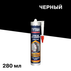 Герметик силикатный для каминов Tytan черный 280 мл