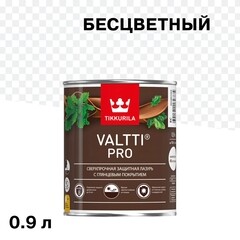 Изображение товара Антисептик Tikkurila/Tikkivala Valtti Pro декоративный для дерева бесцветный 0,9 л