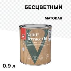 Масло Tikkurila/Tikkivala Valtti Terrace Oil для террас основа EC 0,9 л - фото 1