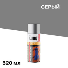 Изображение товара Герметик кровельный аэрозольный каучуковый Kudo Home серый 520 мл