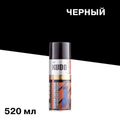 Герметик кровельный аэрозольный каучуковый Kudo Home черный 520 мл - фото 1