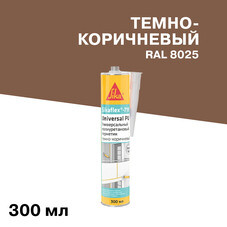 Герметик полиуретановый Sika Sikaflex 719 Universal темно-коричневый 300 мл
