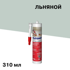 Изображение товара Герметик силиконовый затирка Plitonit PlitoSil Premium льняной 310 мл