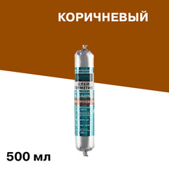 Клей-герметик фасадный гибридный Cemmix PU40 коричневый 500 мл