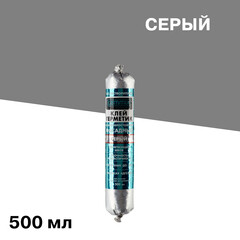 Клей-герметик фасадный гибридный Cemmix PU40 серый 500 мл - фото 1