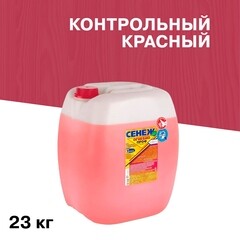 Антисептик Сенеж Огнебио проф огнебиозащитный I группа красный 23 кг - фото 1