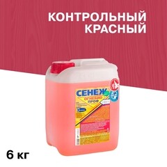 Антисептик Сенеж Огнебио проф огнебиозащитный I группа красный 6 кг - фото 1