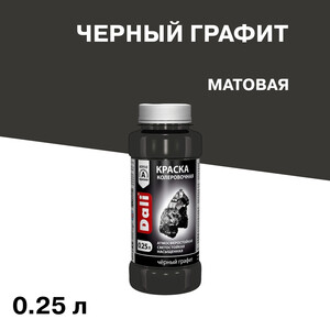 Колер краска Dali черный графит 0,25 л
