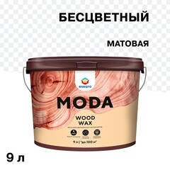 Воск Eskaro Moda Wood Wax для дерева матовый 9 л - фото 1