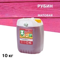 Изображение товара Антисептик Зелест О-3 Проф Огнесуперпроф огнебиозащитный I группа рубин 10 кг